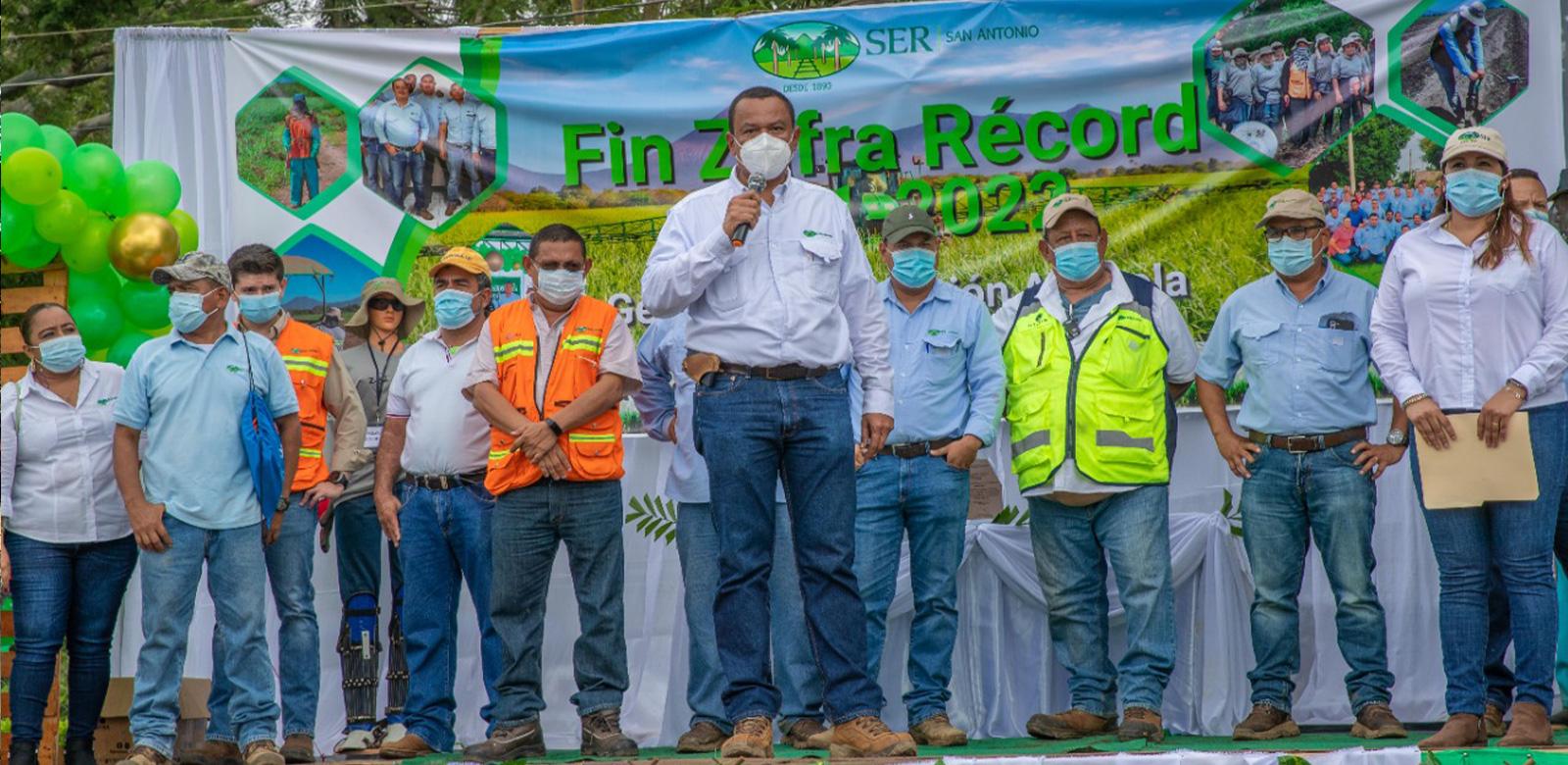 Ingenio San Antonio con producción récord en Zafra 2021/2022